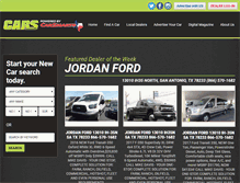 Tablet Screenshot of carsmagazinetx.com